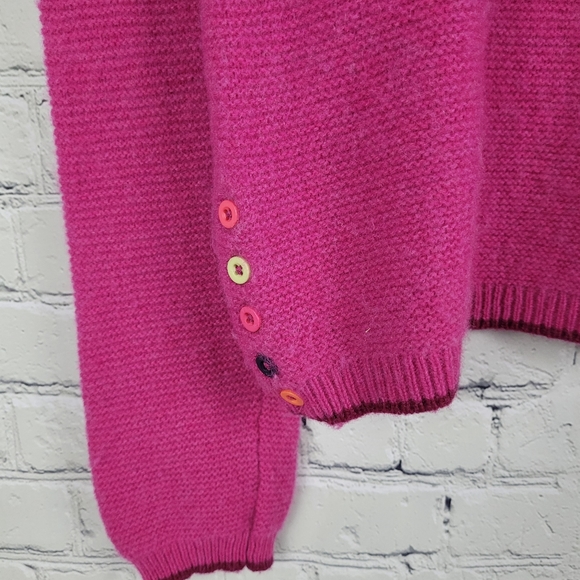 TABITHA WEBB | lambswool blend knit long sleeve button detail sweater - Picture 3 of 9